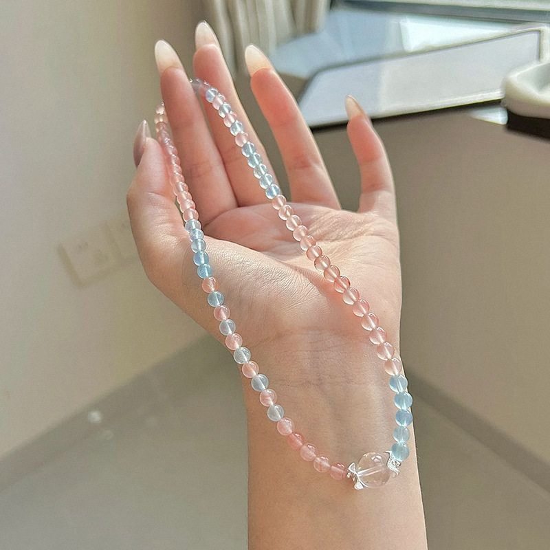 Sea Salt Peach Bracelet for Women, Fresh and Sweet Temperament, Enhances Complexion, Exquisite Hand Accessory, Unique and Delicate Gift for Friends
