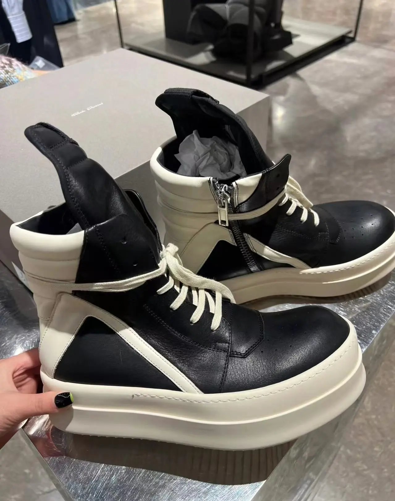Rick Owens High-Top Sneakers