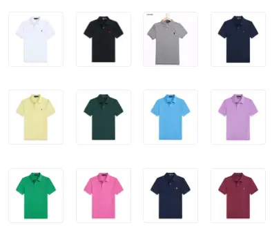 马子标P衫-纯棉刺绣-带商标logo高品质
