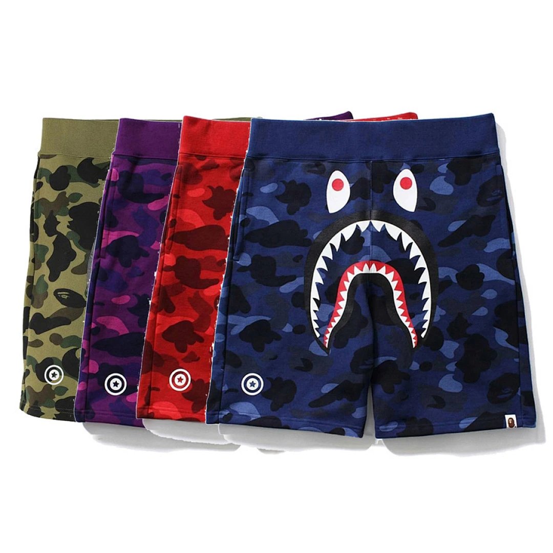 BAPE Shark Camo Shorts