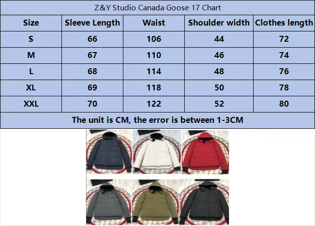 Top Quality Can*da Goose 17 Down Jackets