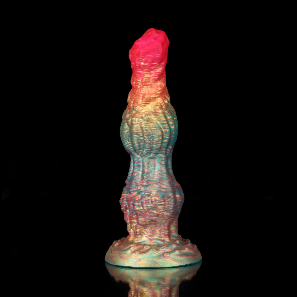 Wholesale profiled penis bionic dog cock SM men and women adult sex toys supplies mixed color masturbation rear anus plug