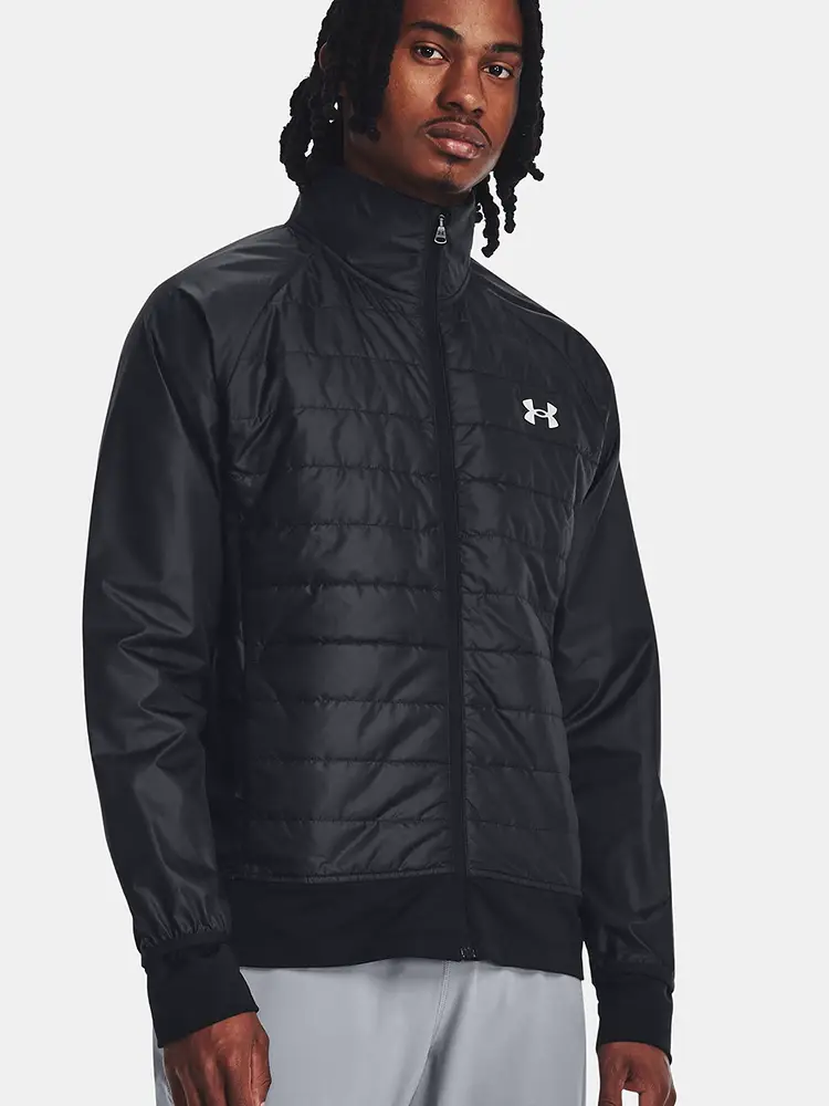 Under Armour Launch Insulated Run Men's Running Sports Jacket Zipper Jacket 1380868-001