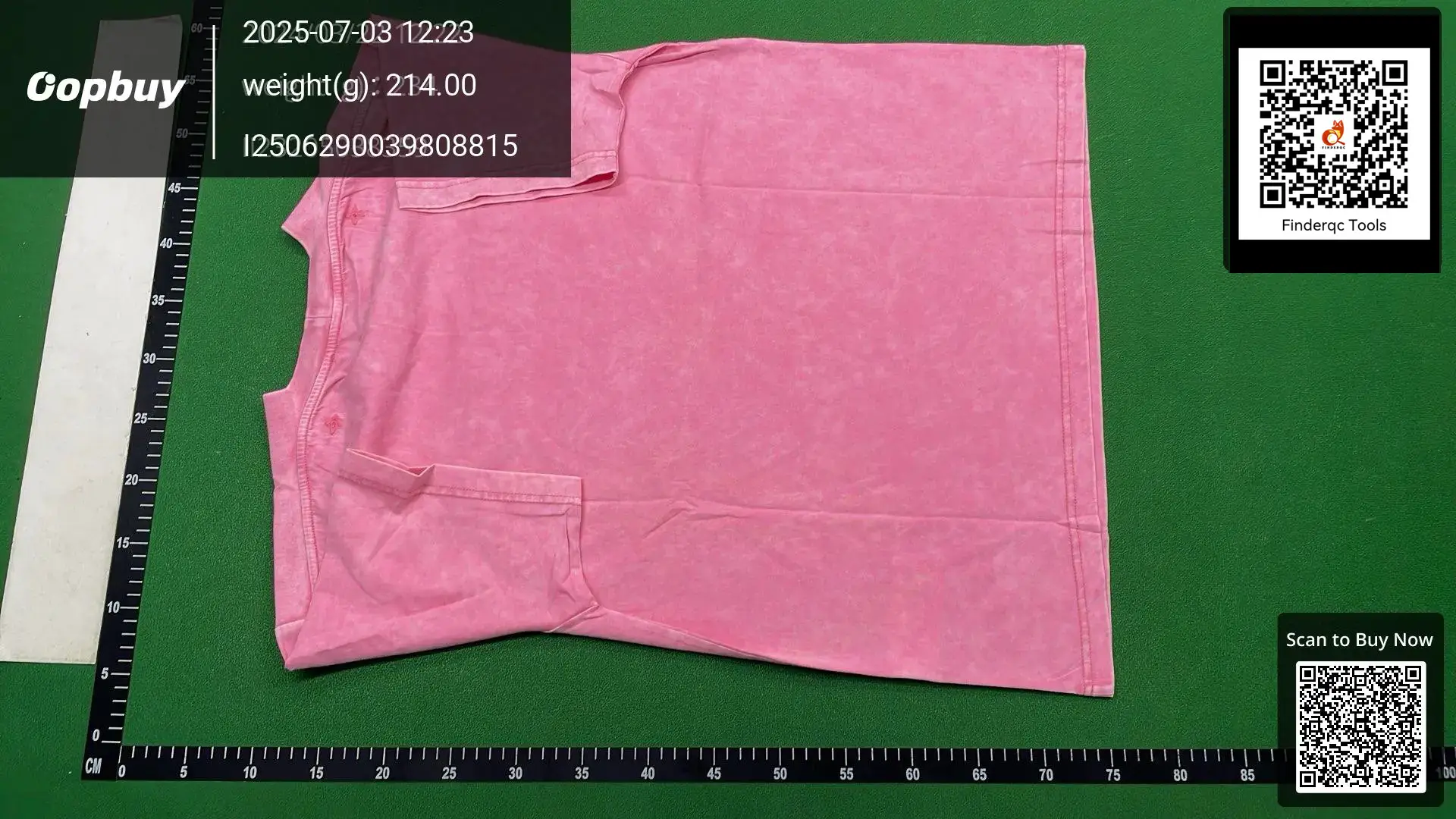 【FKTOP匠心制造】L牌 25SS 洗水粉刺绣圆领短袖