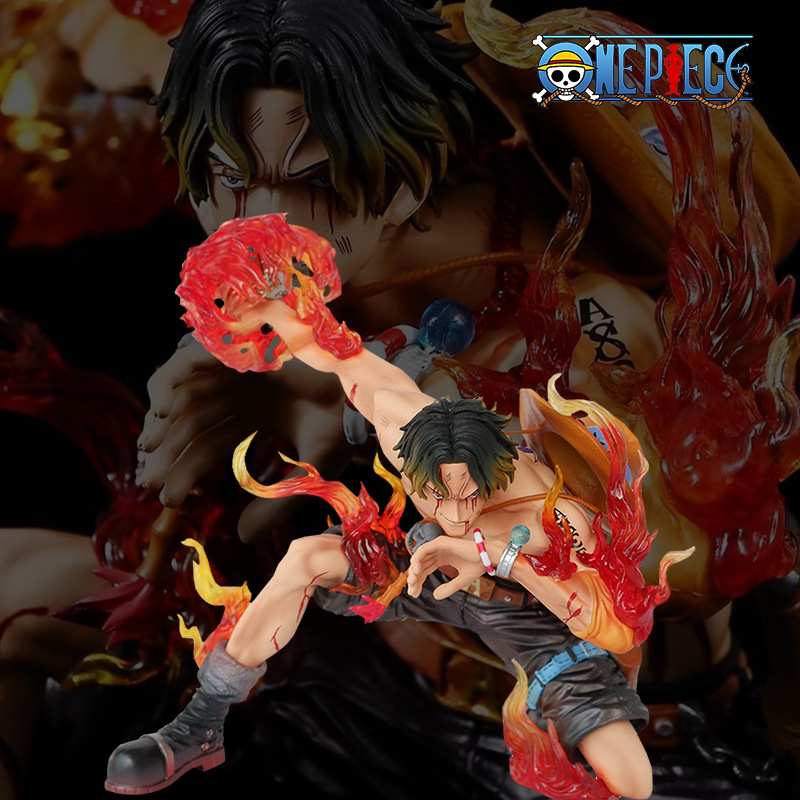 One Piece series high quality fireball ace hand office Yandi ace PT resonance ace hand office one piece hand office