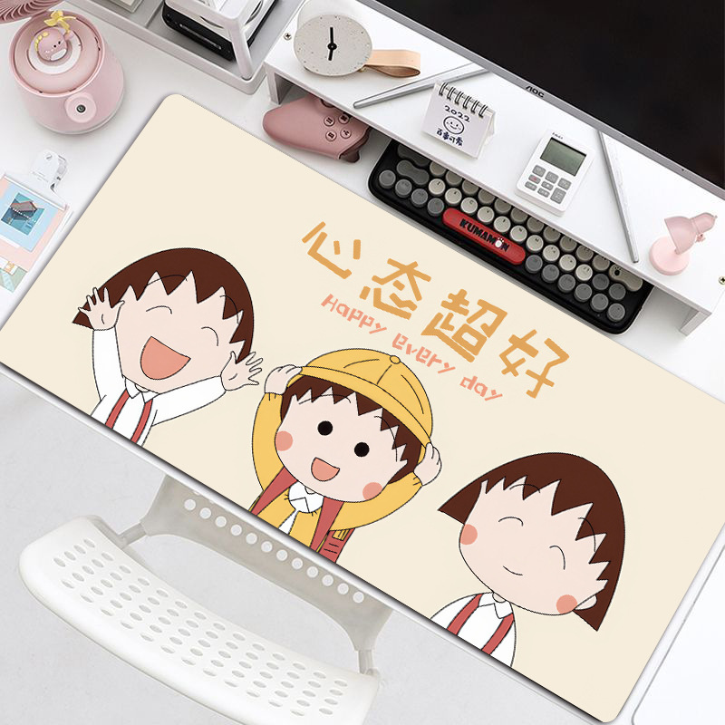 Mouse pad oversized Yintao small meatball keyboard pad increased thickened lock edge wholesale large office desk pad a generation