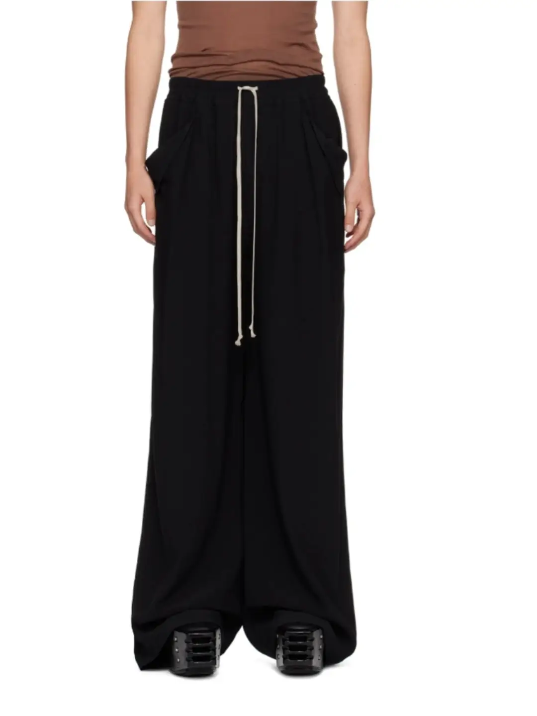 6RO Porterville Lido Stylish Pocket Drawstring Wide Leg pants Stylish Fat Draping Mop Pants