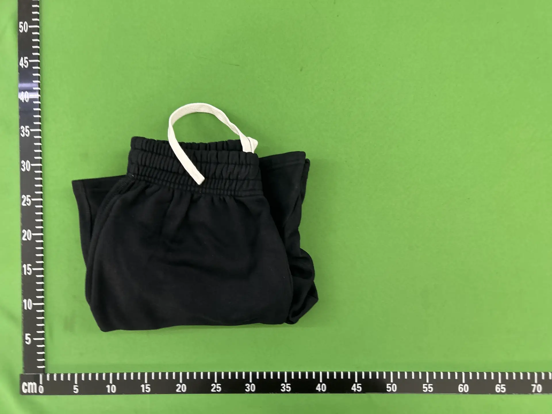 Black athletic shorts