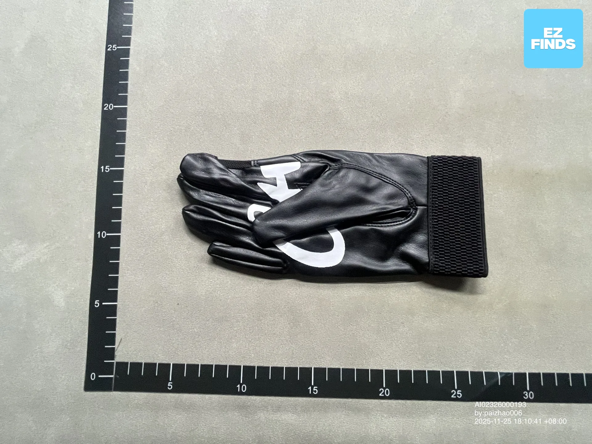 Corteiz Gloves Black Leather Biker Gloves Street Fashion Brand Hot Item QC