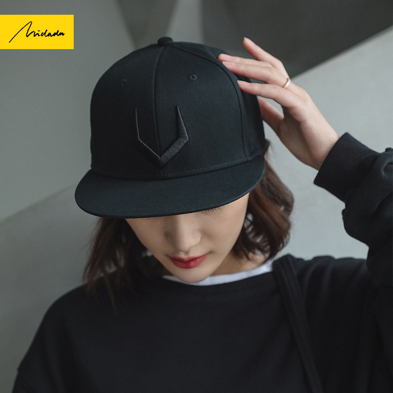 Meida Da New Spring and Summer Embroidery Cap Women's Flat Cap Casual All-match Baseball Cap Men's Hip-hop Sunhat