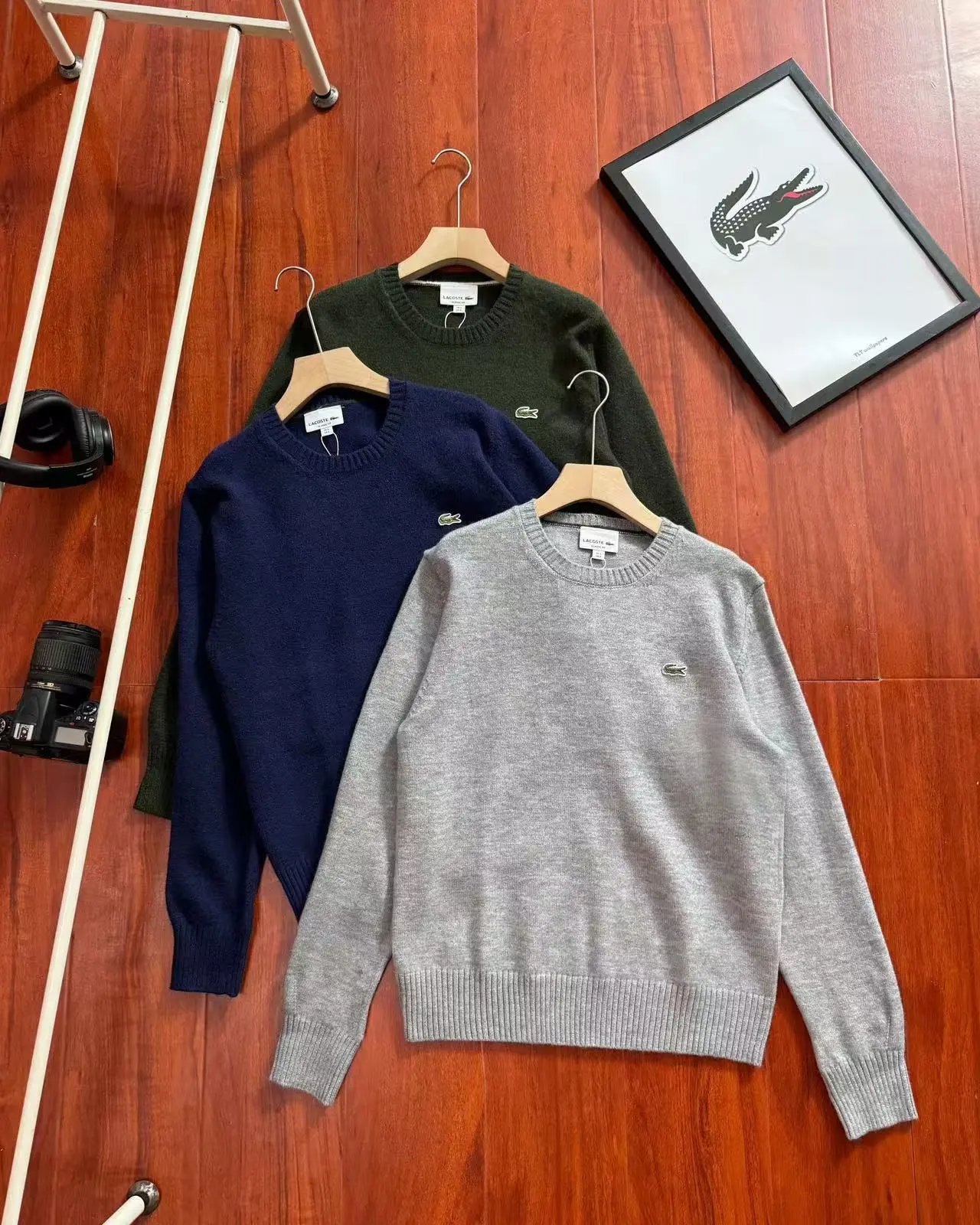 Lacoste Crewneck Sweaters