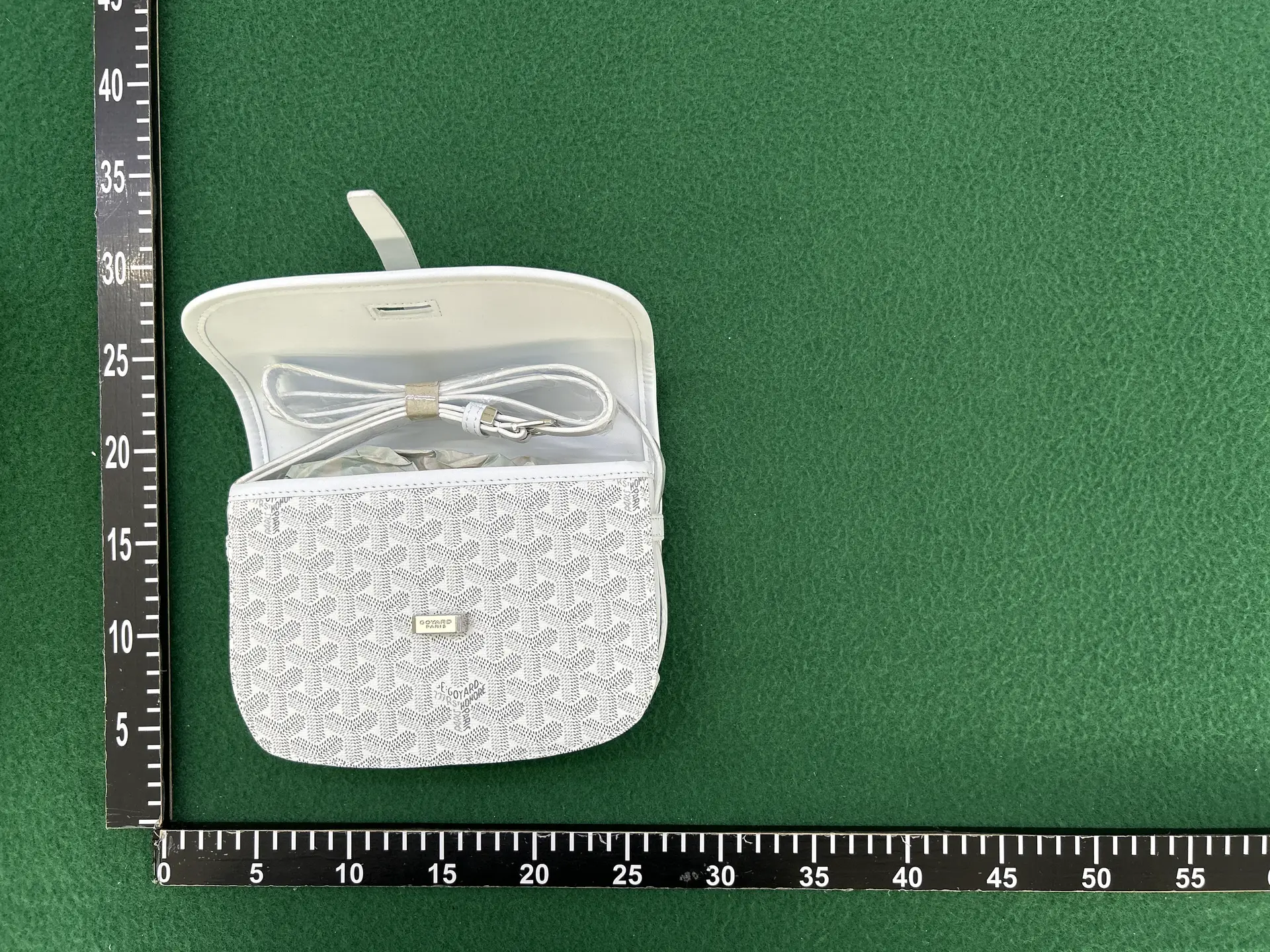 GOYARD white shoulder bag