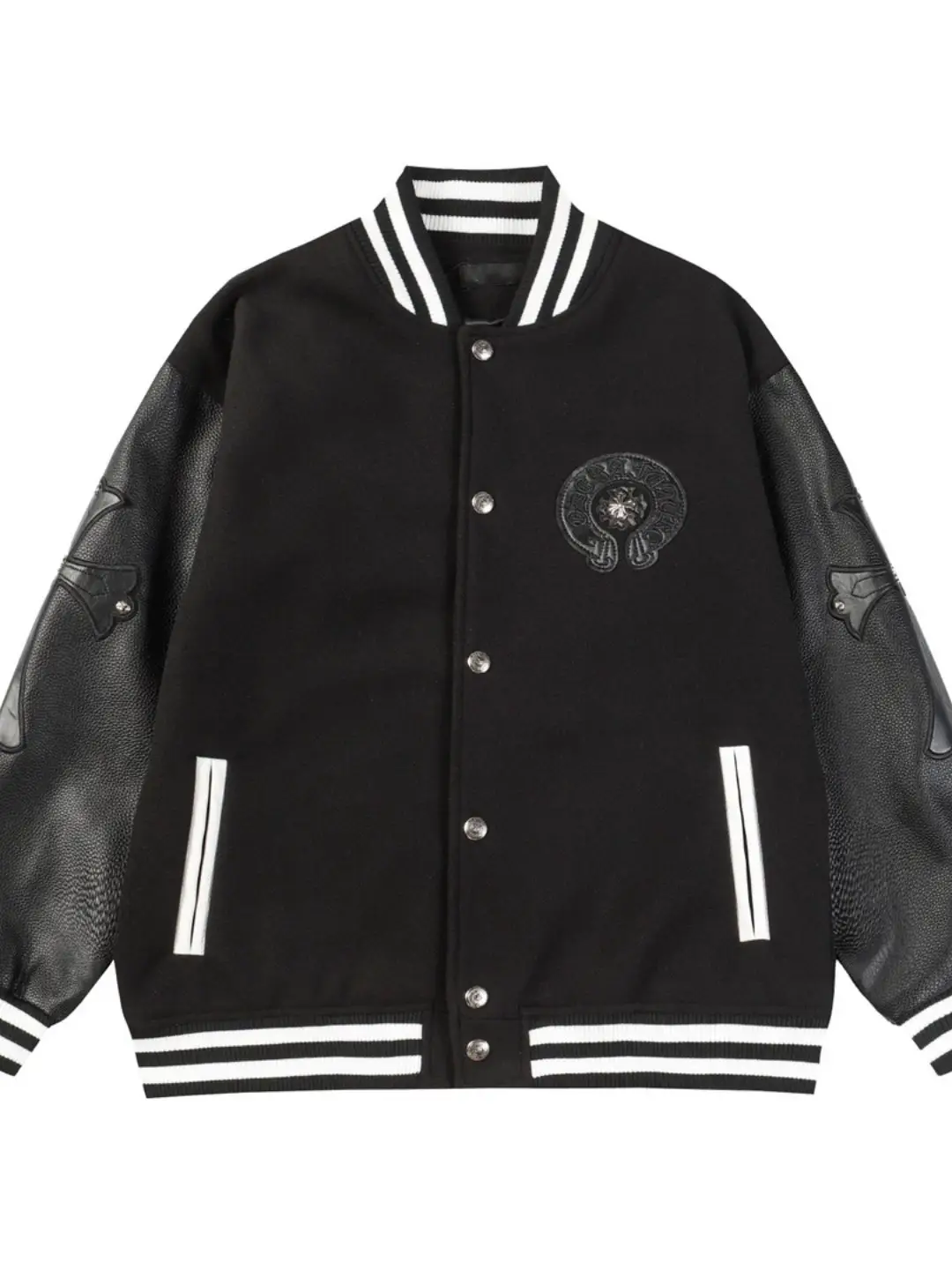 Trendy New Unisex Cross Baseball Jacket, Loose, Comfortable, Versatile, Fashionable Casual Denim Jacket