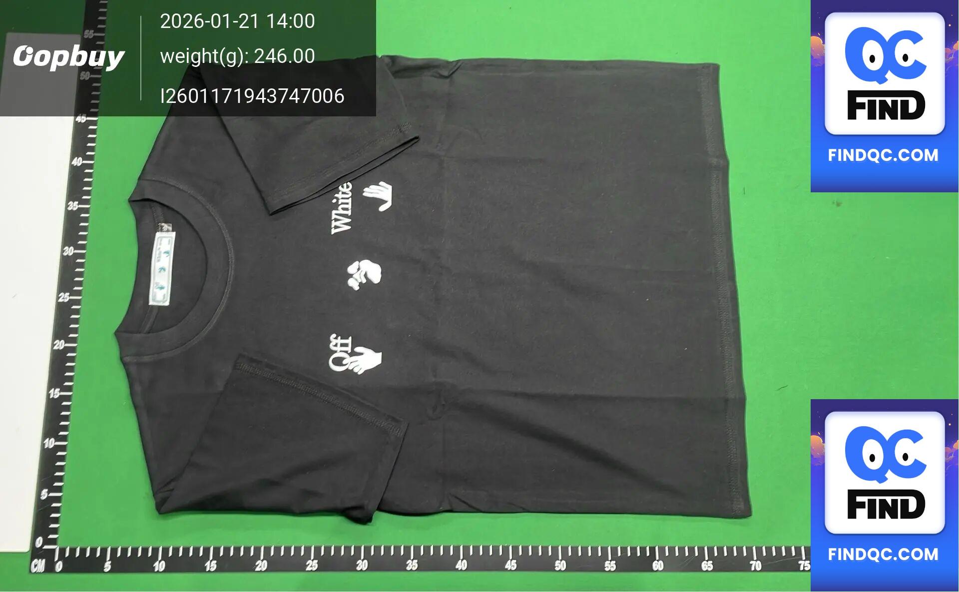 in stock and fast delivery 2023 Summer New Off-White high quality Unisex T-Shirt Printed Short Sleeve — QC-foto 3