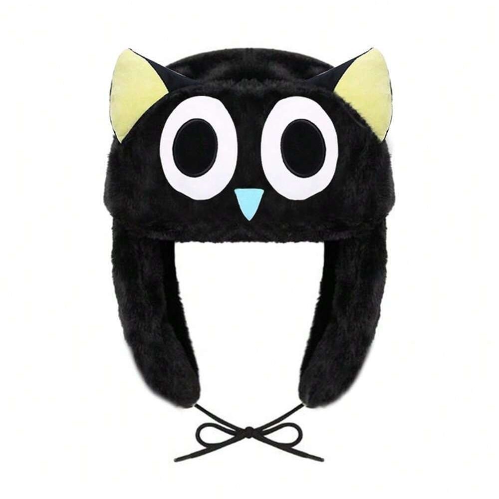 Factory Direct Sales in Stock Autumn and Winter Thickened Cartoon Hats for Men and Women Cute Warm Ear Protection Lei Feng Hat Plush Cold-Proof Hat