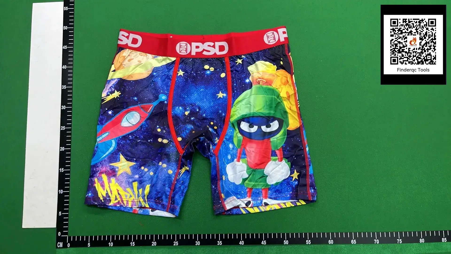 PSD Men's Marvin the Martian Space Print Boxer Briefs