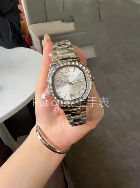 Ibso Famous Brand Women's Watch New Arrival Accessible Luxury Parrot Casual Large Dial Square Minority Simple Calendar Steel Belt