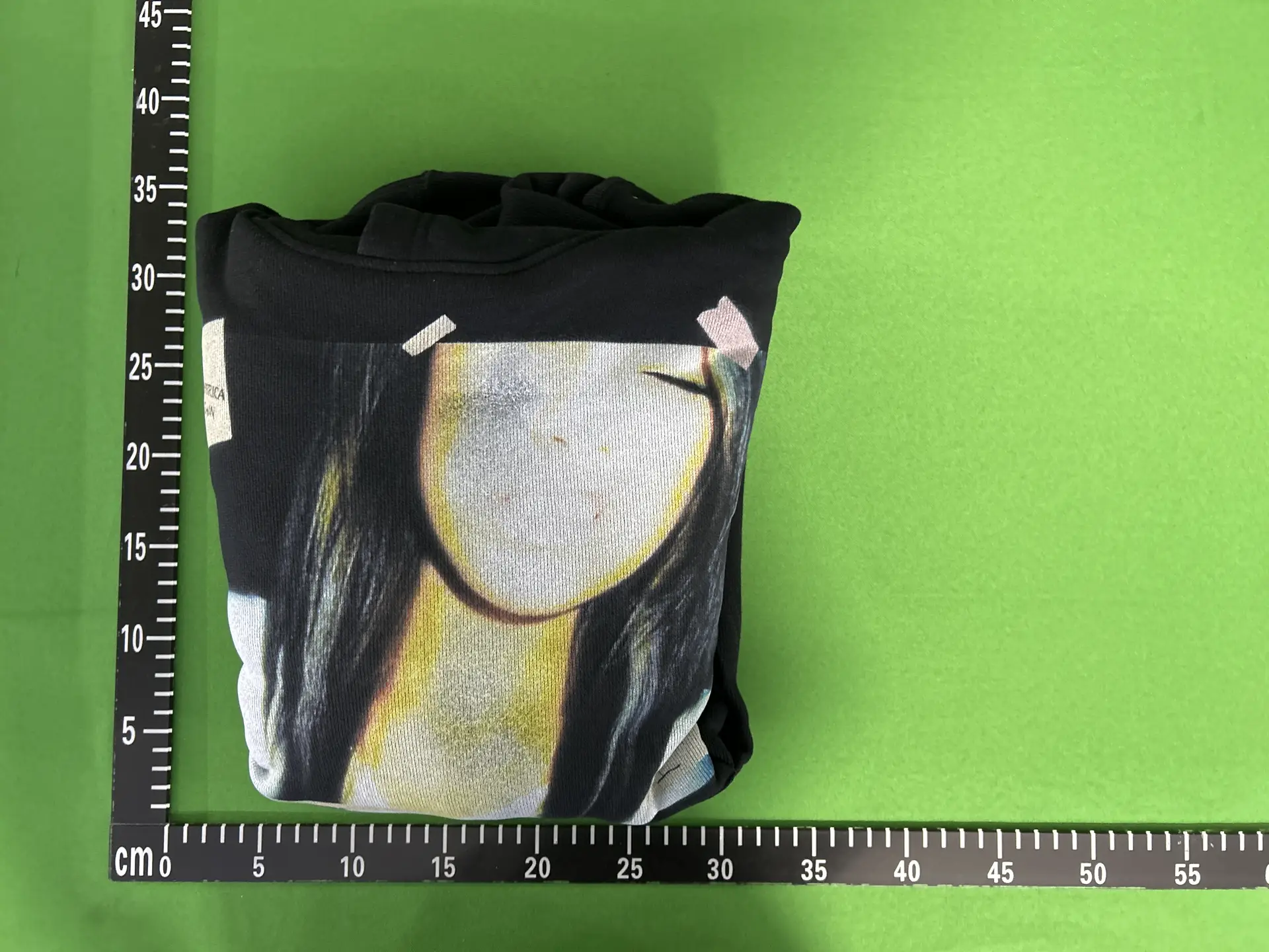 Prism 90S Subculture Character Splicing Oversized Loose Winter Warm Unisex Hooded Sweatshirt