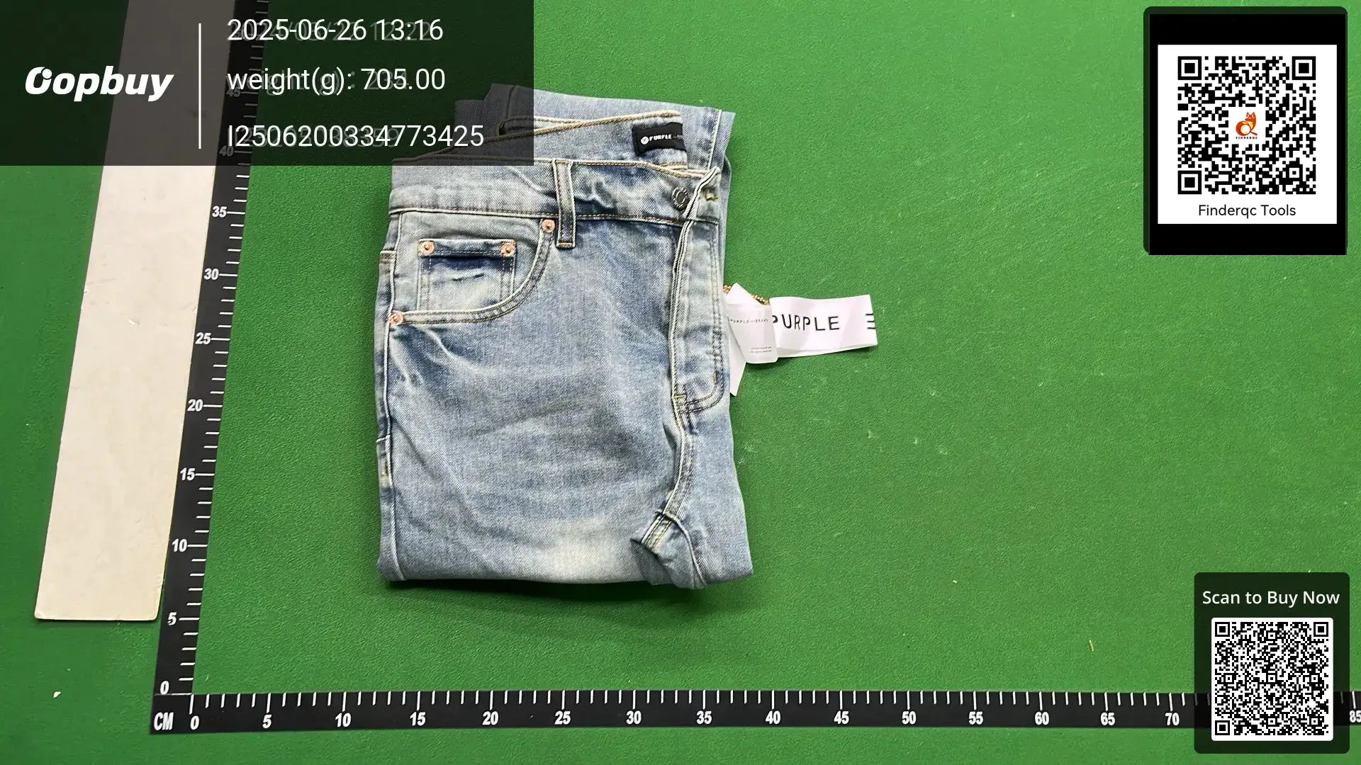 PURPLE BRAND Wash Old Solid Color Denim Trousers Meichao High Street Casual Men's and Women's Straight Pants