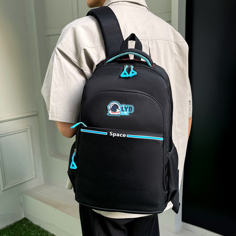 New High-End Men's Backpack, Simple, Light and Luxurious, Large-Capacity Computer Bag, Outdoor Lightweight Casual Student Backpack