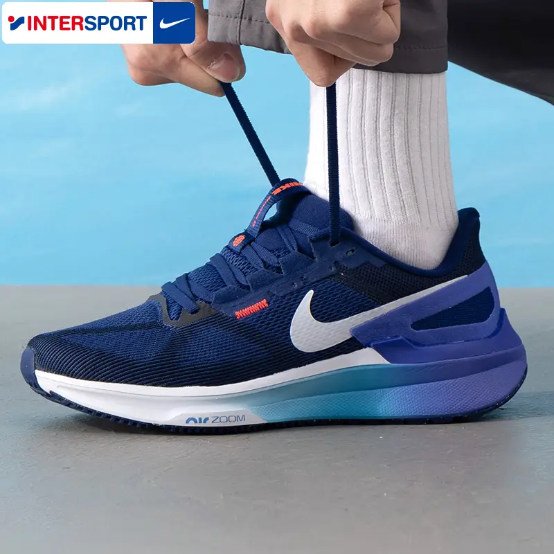 Nike Nike Running Shoes Men's 2025 Summer New arrival Sports Shoes Air Zoom Structure 25 Running Shoes