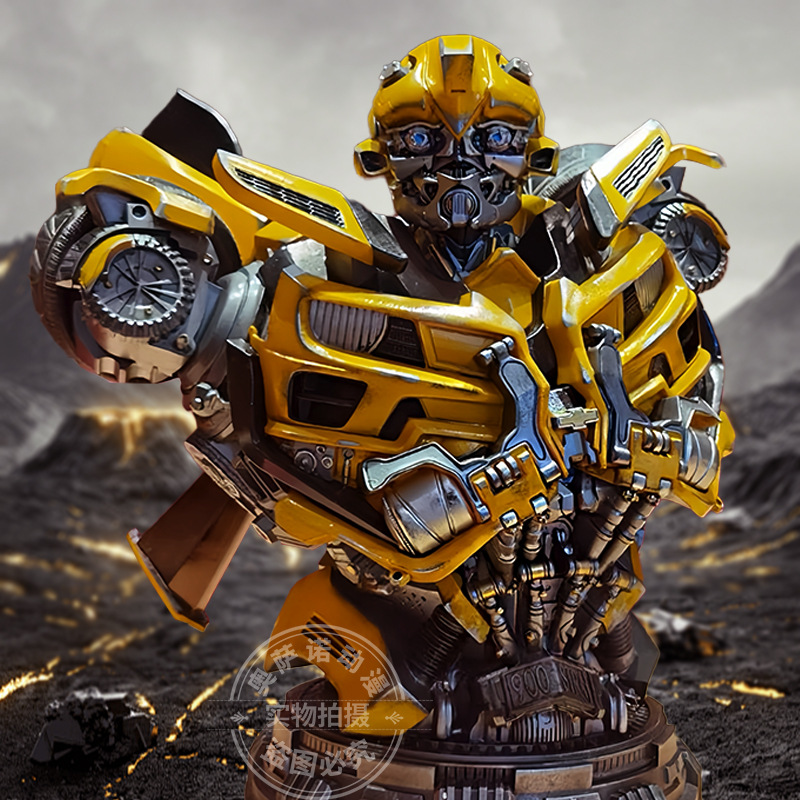 Transformation Optimus Prime Series Bumblebee Gk Figure Transformation Ornament King Kong Weizhen Gk Model Resin Carving Bust