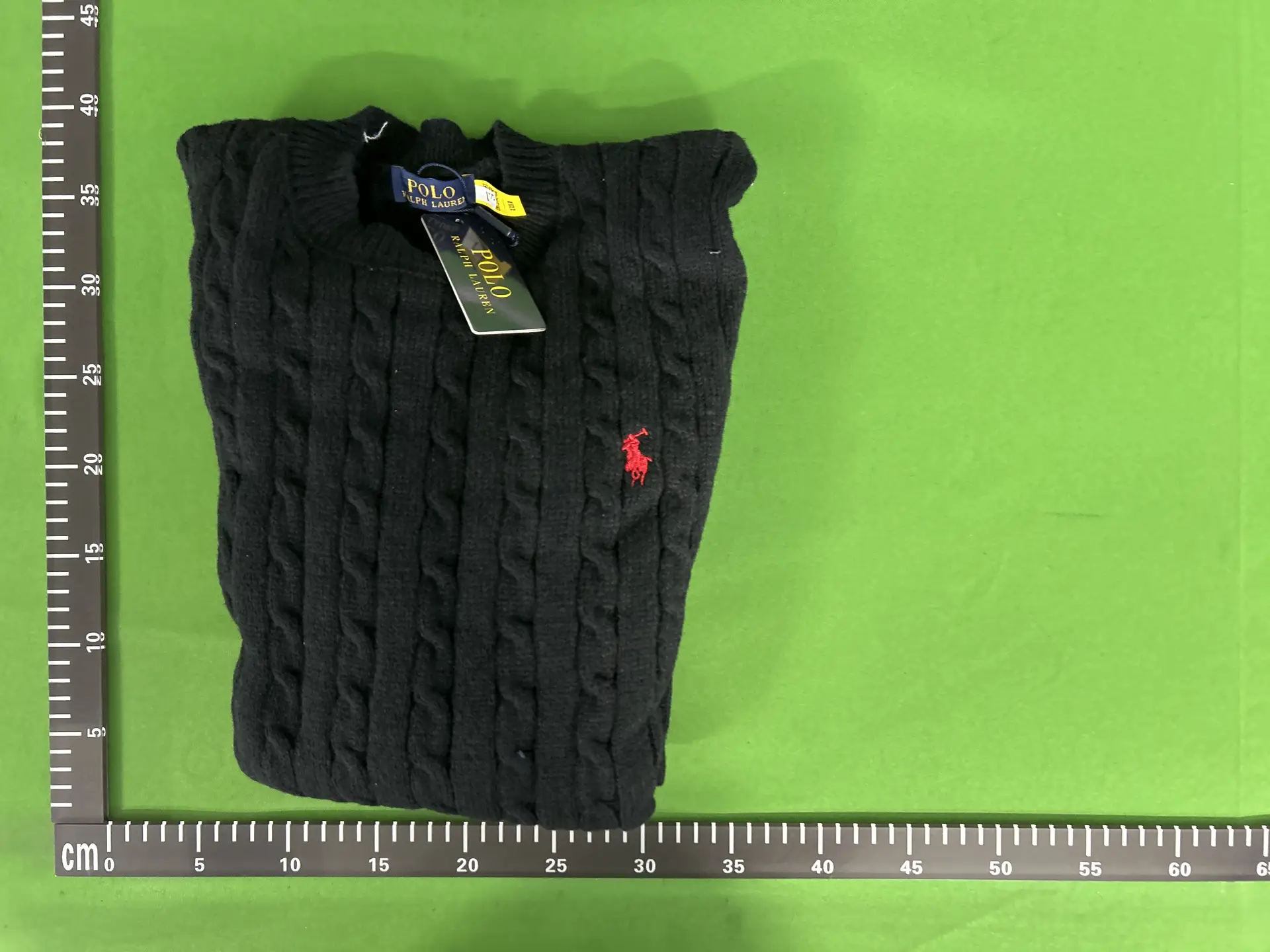 Polo Ralph Lauren Cable Knit Sweater Black