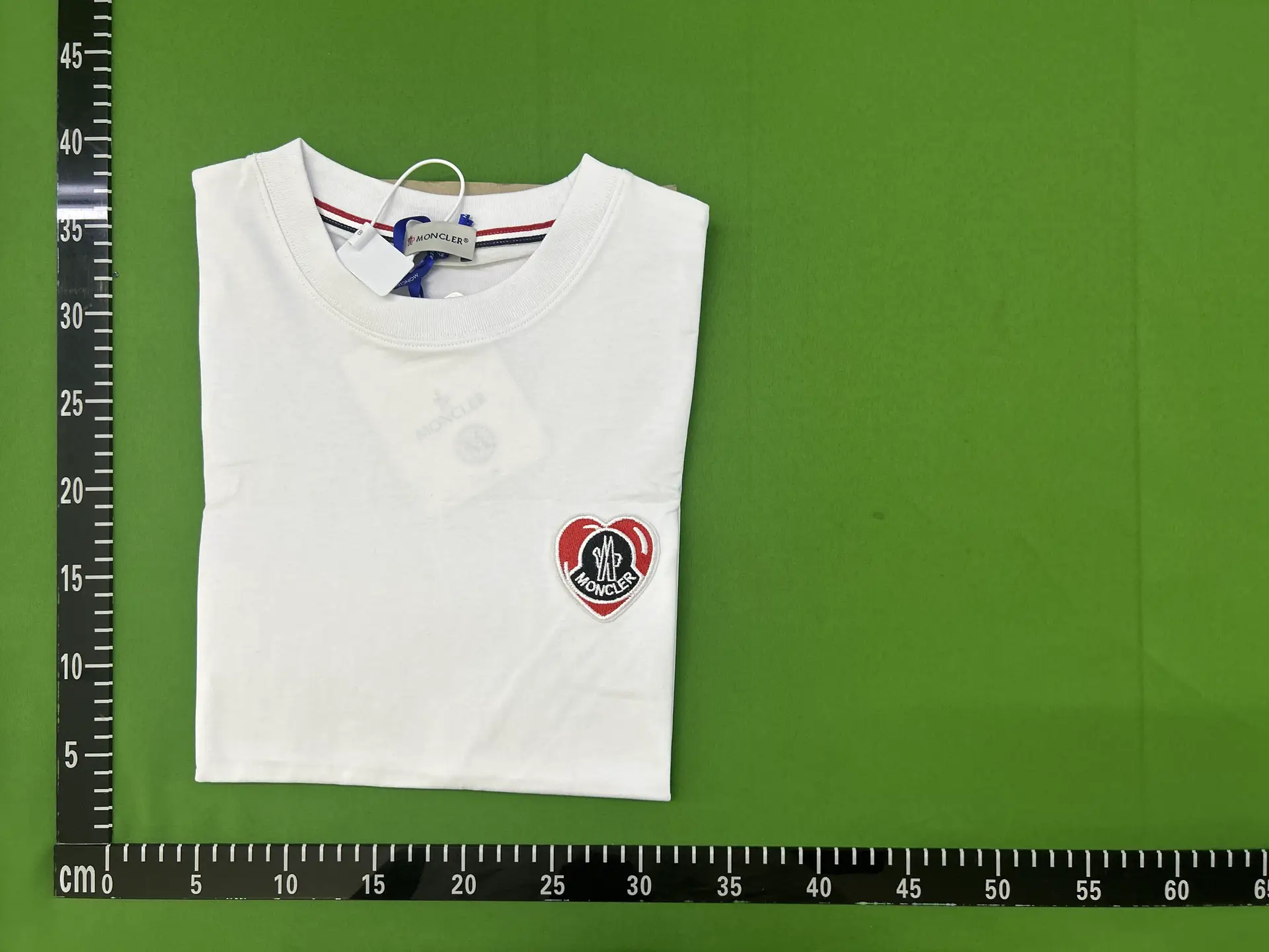 Moncler Heart Logo T-Shirt White