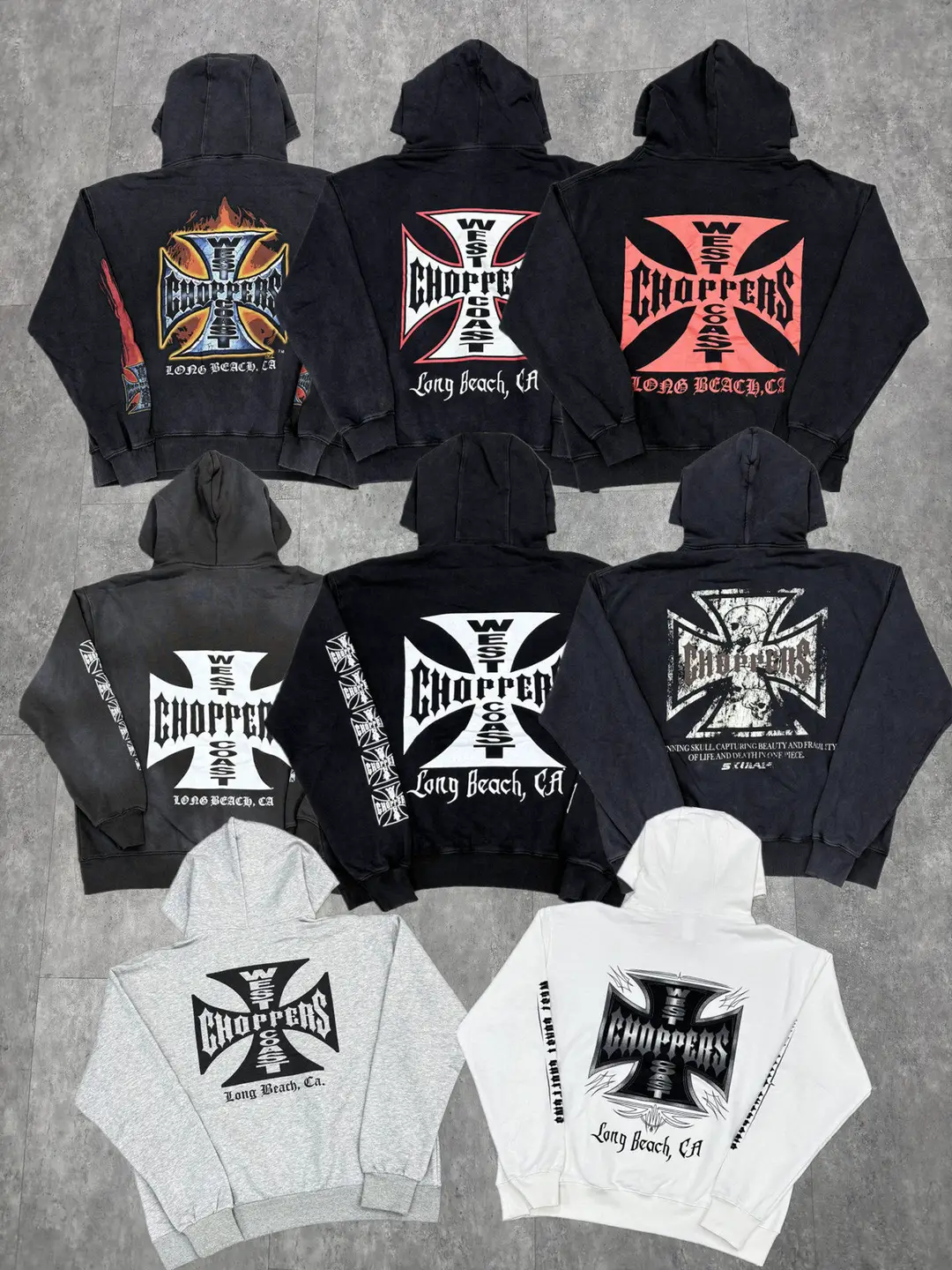 American hoodie, West Coast Iron Cross Hoodie, Zipper Hoodie, Men's Jacket