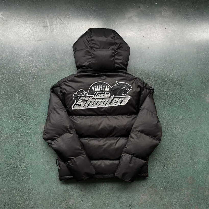 Trapstar Down jacket 2.0 Tiger Head jacket Cotton Jacket Hooded Reflective Fall and winter Heattech