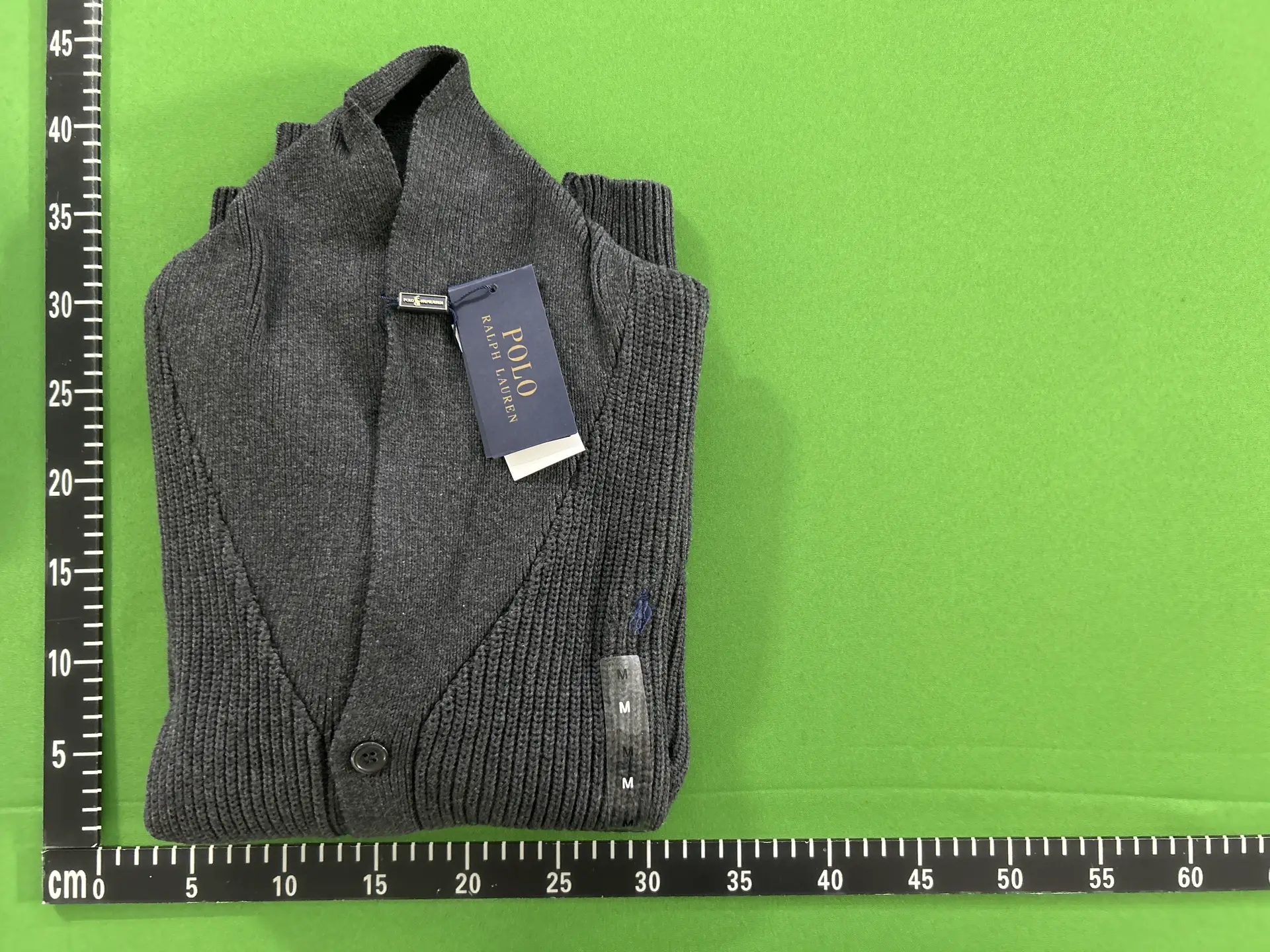 Autumn and winter thick cardigan men's sweater youth business casual warm green fruit collar knitted sweater small label jacket
