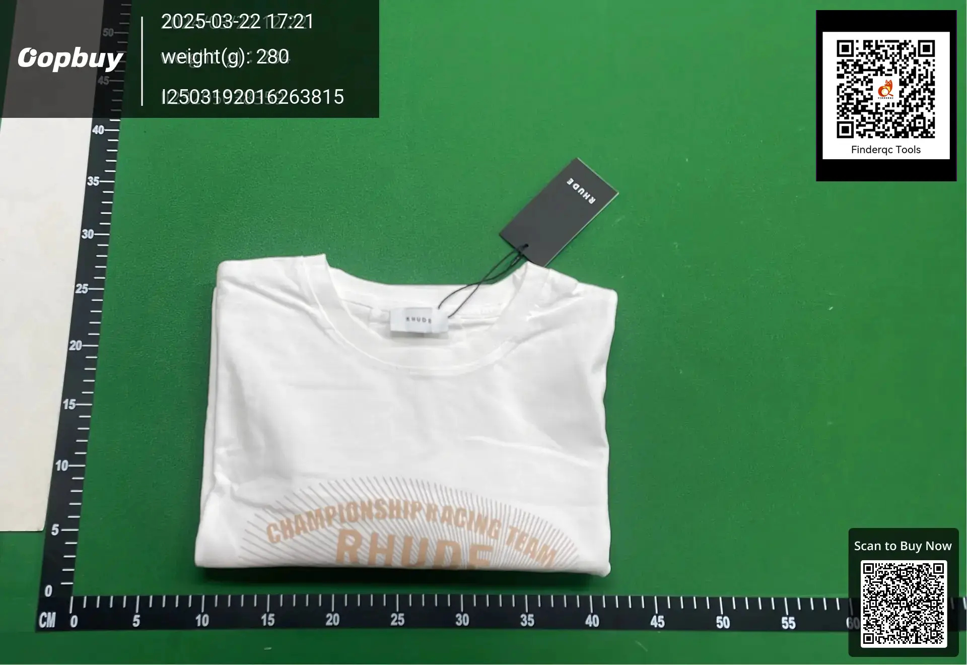 Rhude Export Fashion High Street Niche style Trendy Same Style for Men and Women Summer Print pure cotton Loose Round Neck Short Sleeves T-Shirt