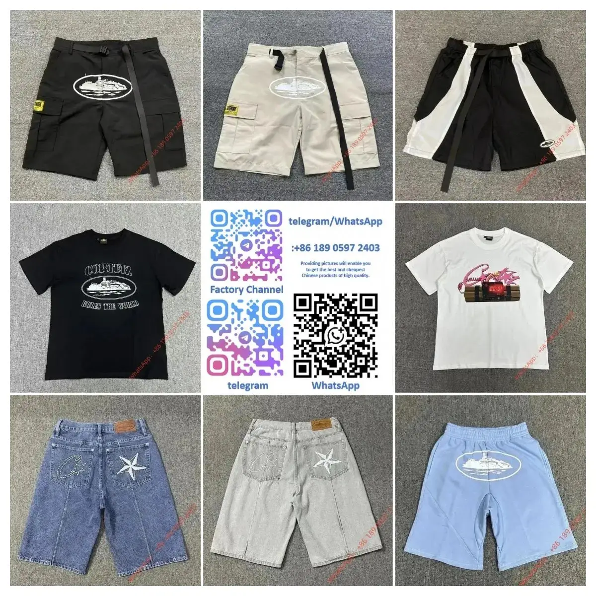 LM66-C恶短裤短袖合集WhatsApp+86 189 0597 2403
