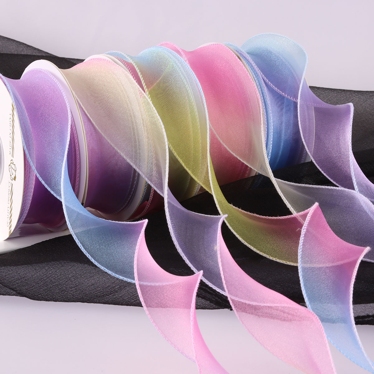 Colorful fishtail yarn flower packaging ribbon birthday cake packaging ribbon florist florist handmade diy ribbon