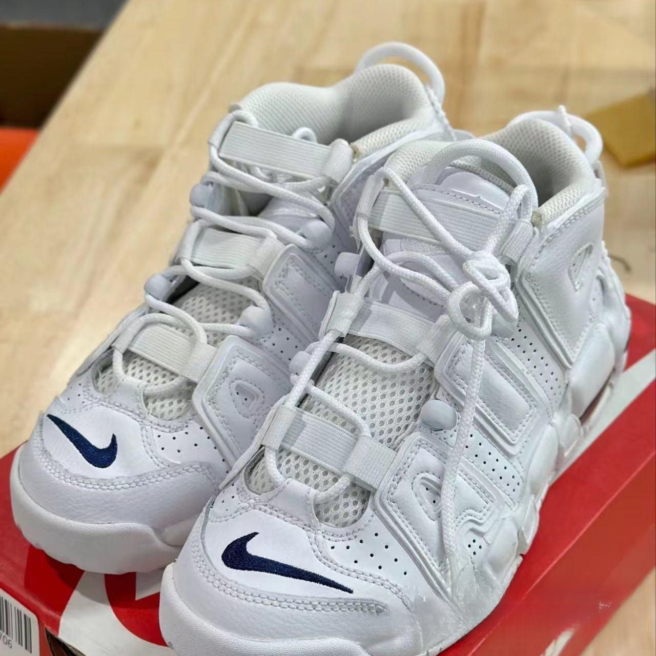 Original Pure Leather Pippen White Black and White Panda Air-Cushioned Basketball Shoes, Versatile Casual Sneakers for Couples, Men and Women Sports Shoes QC-foto från 1688 på Qualit.ly