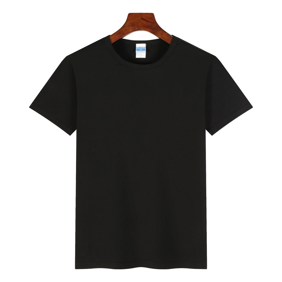 Foreign trade 32 180g polyester cotton short sleeve round neck T-shirt parent-child kindergarten advertising cultural shirt top printed LOGO