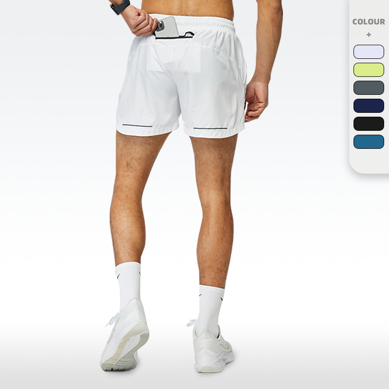 Sports Shorts Men's Running Marathon Track and Field Loose Three-point Pants Quick-drying Woven Lightweight Breathable Casual Fitness Pants