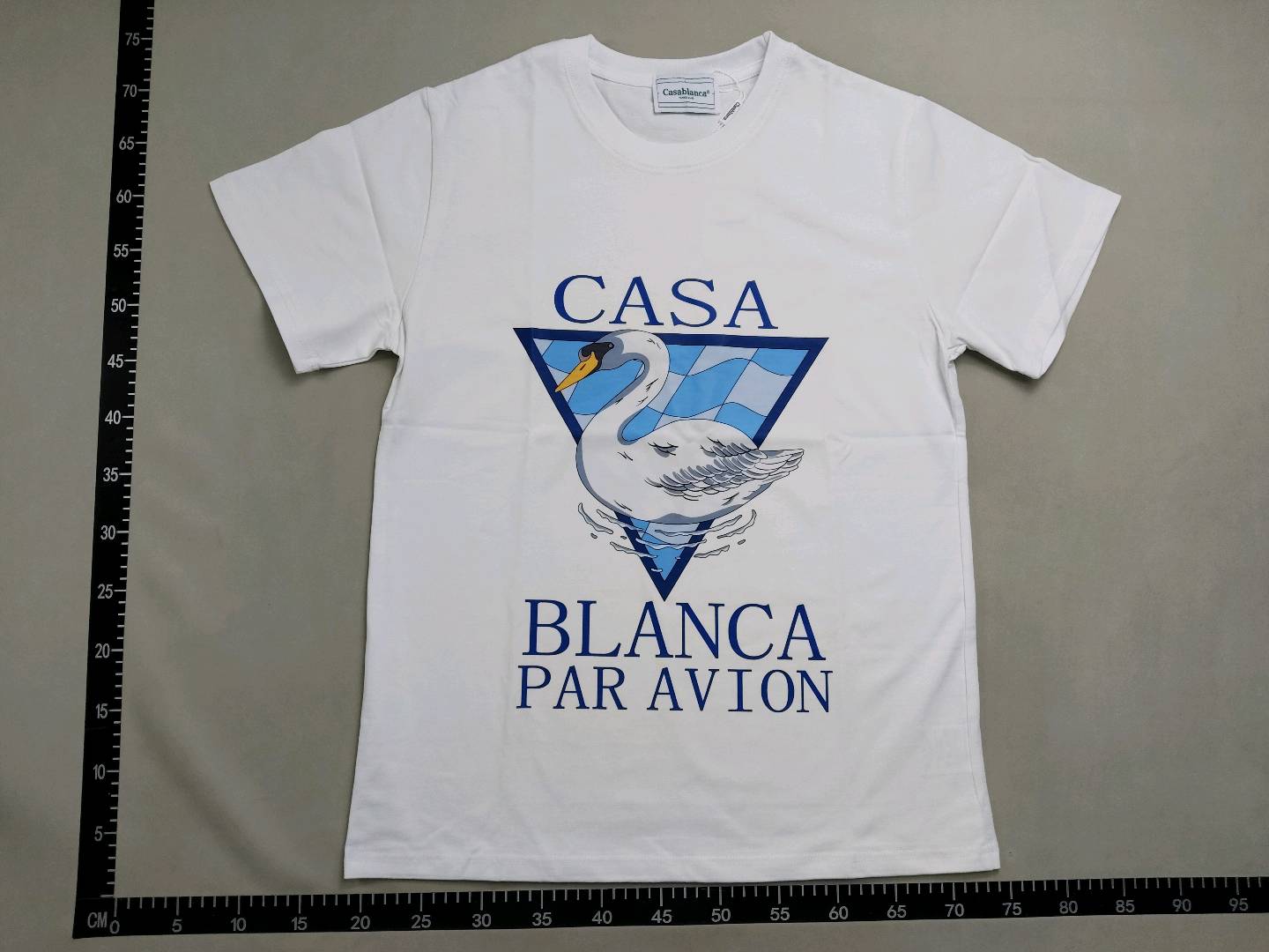American Style Casa Trendy Brand Short-Sleeve Cleanfit Men's ins Summer T-Shirt Blanca Women's Top QC