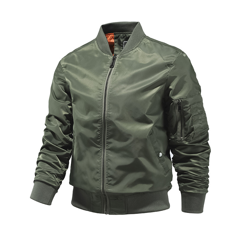 American Style Workwear Retro Air MA1 Bomber Jacket Spring and Autumn Casual Military Baseball Suit Jacket Men's Trendy Jacket