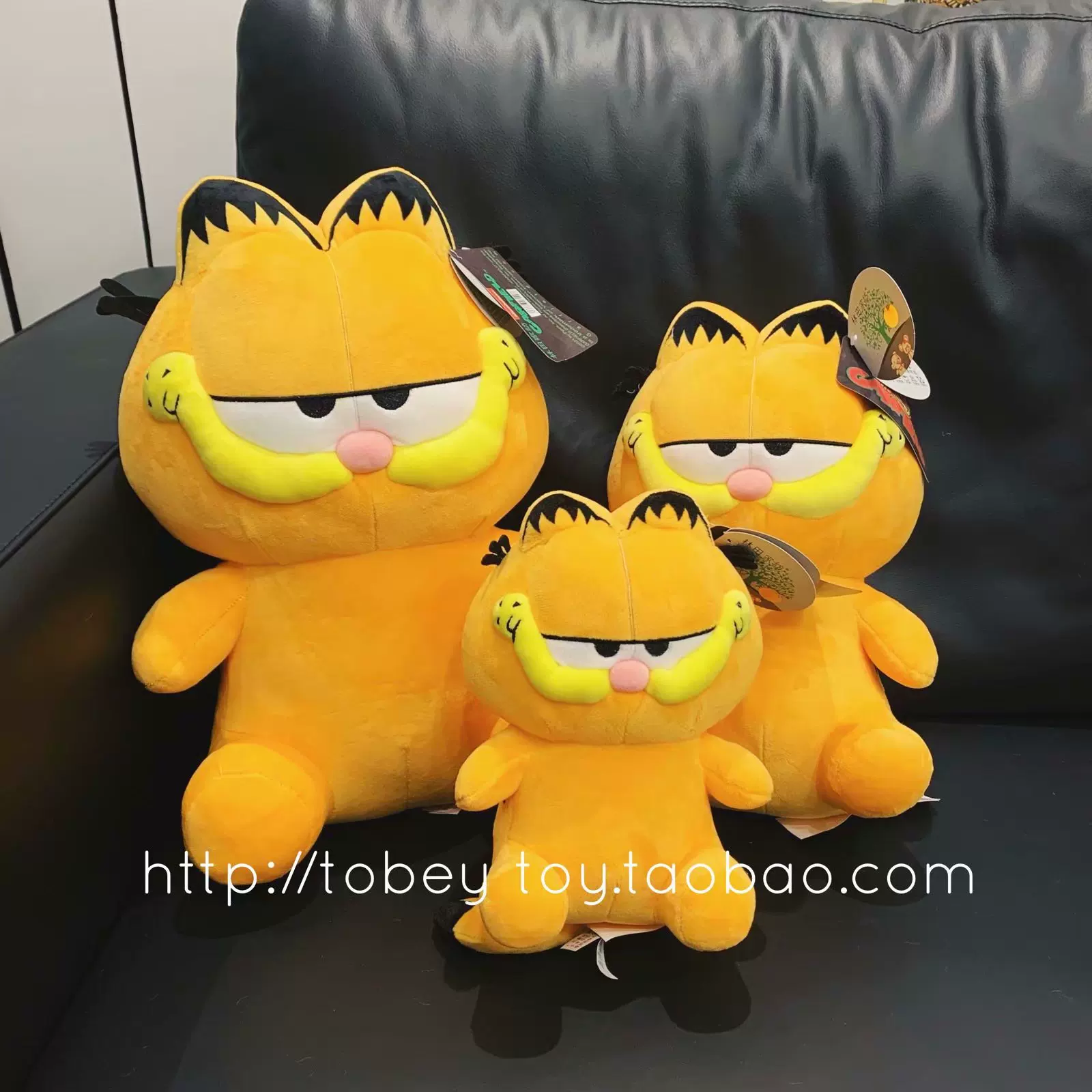 Authentic Garfield Doll, Cute Orange Cat Doll, Sleeping Pillow, Plush Toy, Birthday Gift