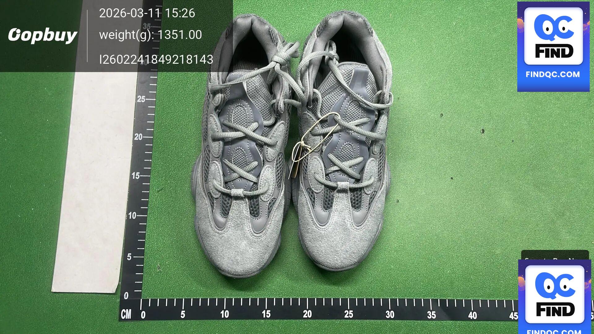 Adidas Yeezy 500 Utility Black QC