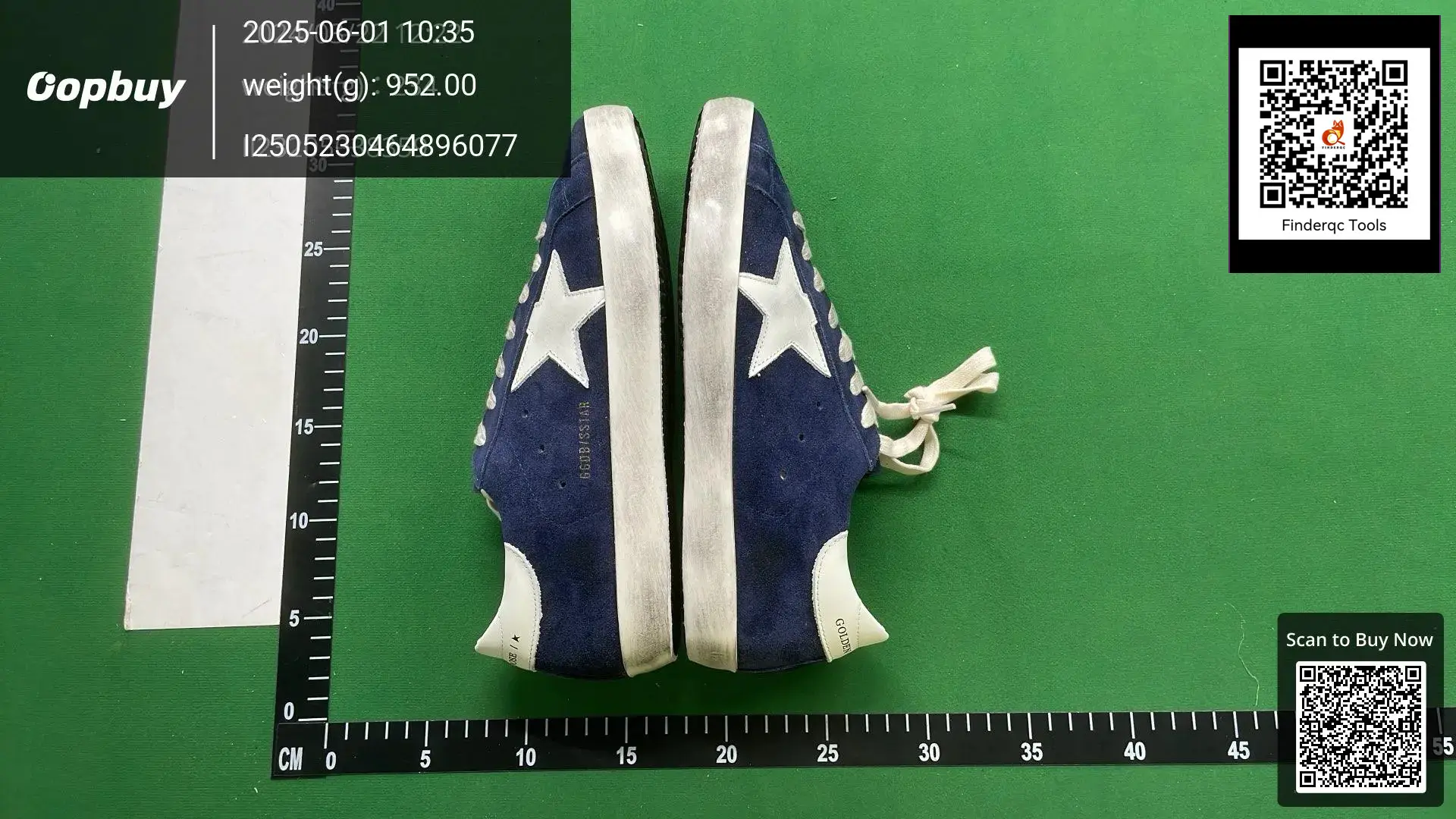 Golden Goose Deluxe Brand Superstar Navy Suede Sneakers
