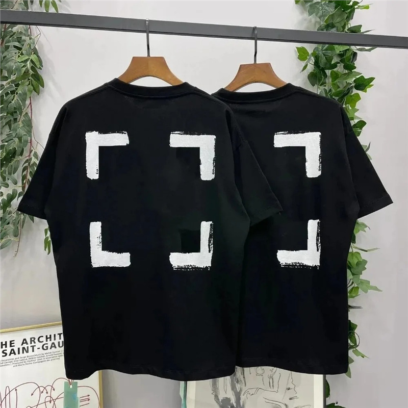 2025 New High-End Brand Logo Print Summer Stylish Cotton Loo