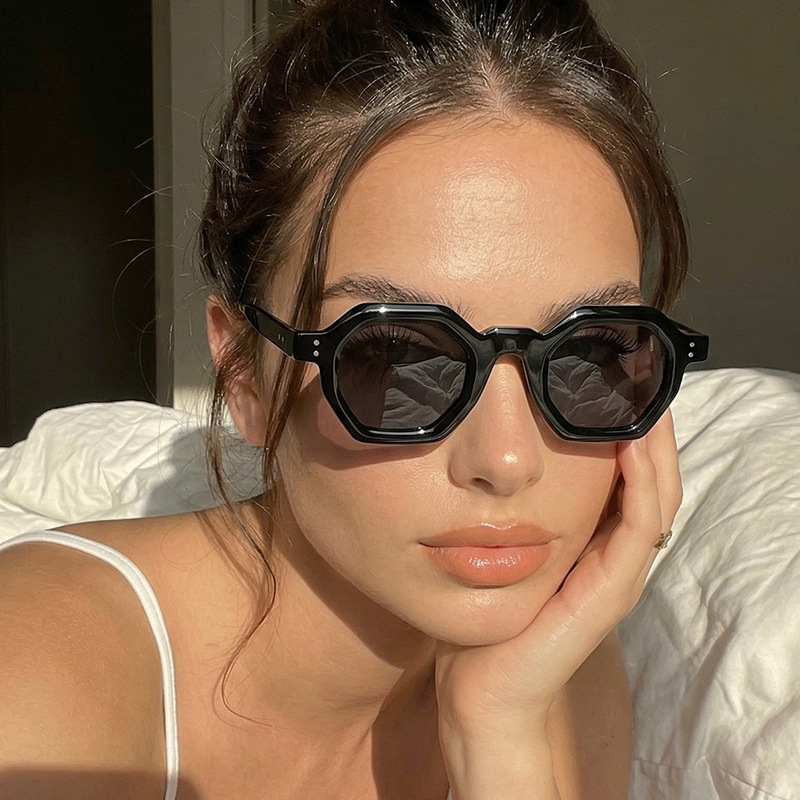 2026 New Style Irregular Sunglasses for Women Korean Style Ins Trendy Cool Sunglasses Fashion Street Style Decorative Glasses