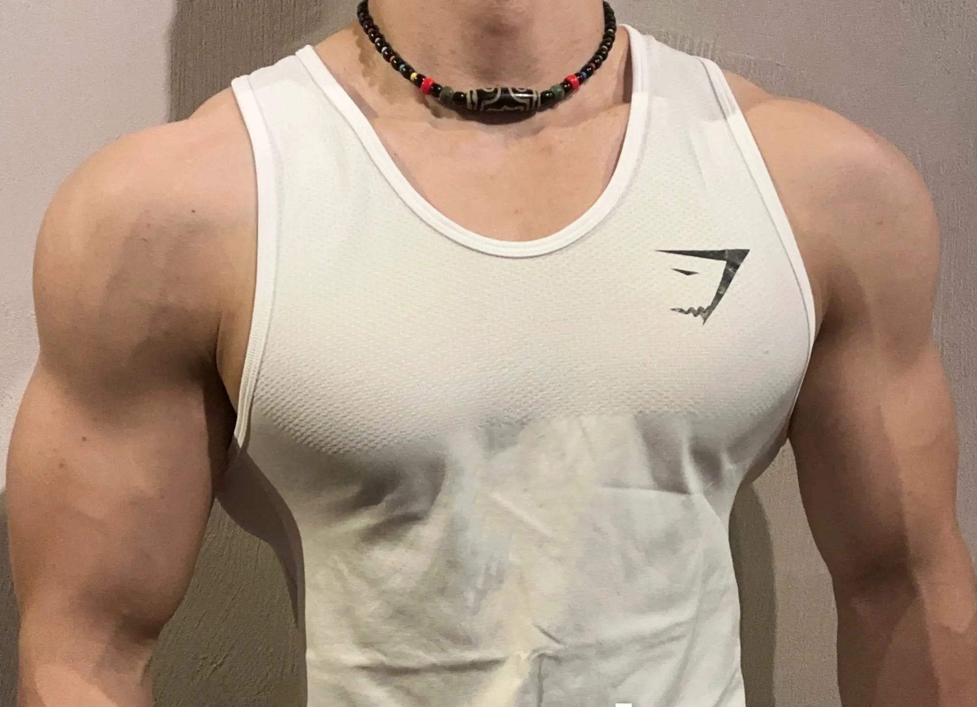 Sharp thin summer golden shark seamless phantom four generation sports and fitness undershirt men breathable quick-drying sleeveless shoulder training clothes