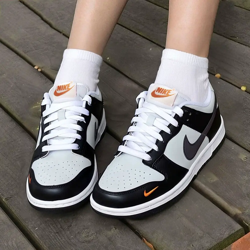 Nike Nike Big Children's Shoes 2025 New arrival Dunk Lightweight and Breathable Retro Athleisure Sneakers Fn7784-001