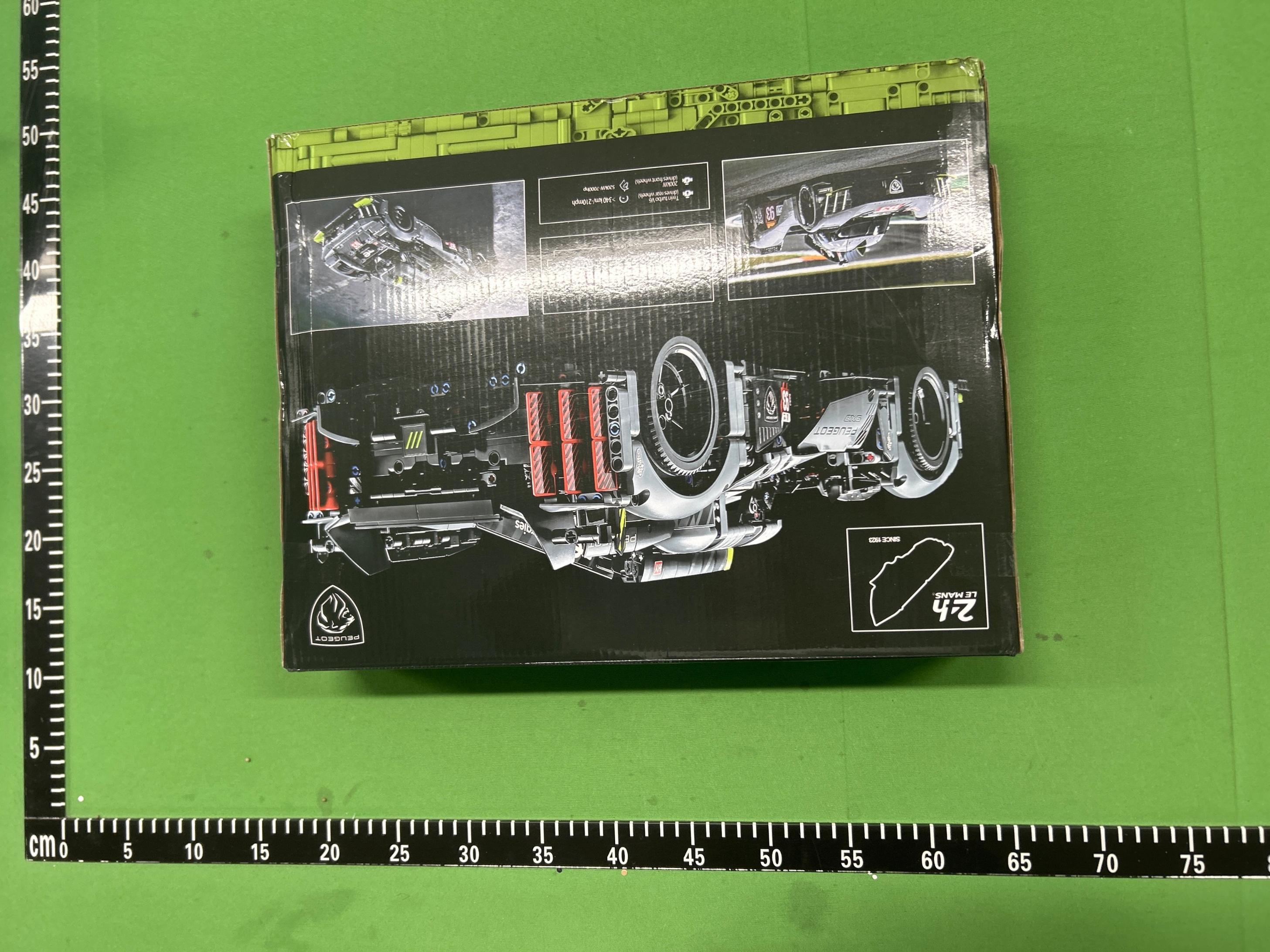 Chinese Building Block Technology Mechanical Set 42156 Peugeot 9X8 Le Mans Hybrid Supercar Assembly Toy QC