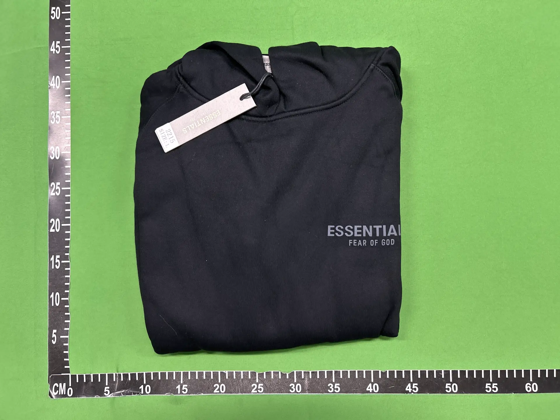 Fear of God Essentials Hoodie Black