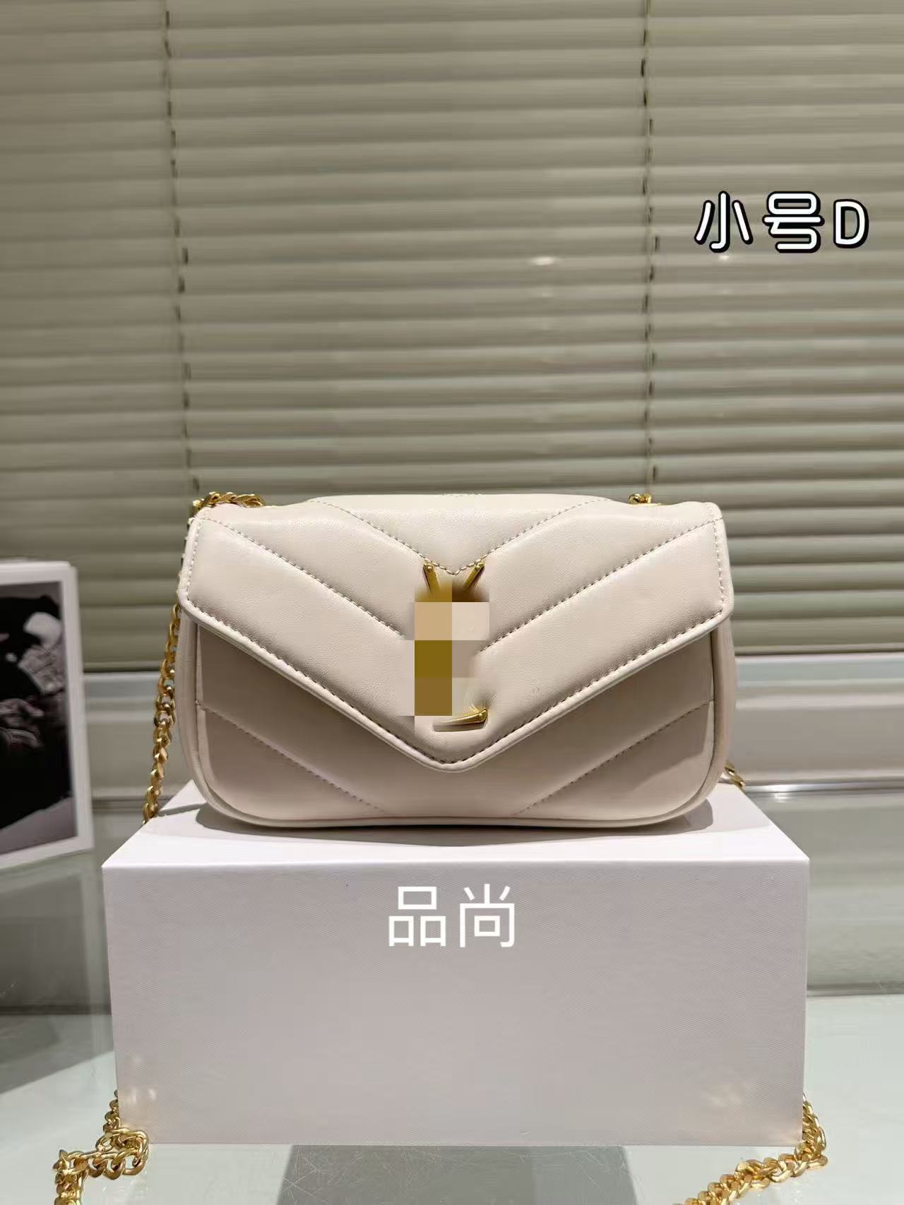 New Foreign Trade Summer Women's 2024 Chain Fashion Trendy Shoulder Bag Versatile Crossbody Small Square Bag Foto QC de 1688 na Qualit.ly