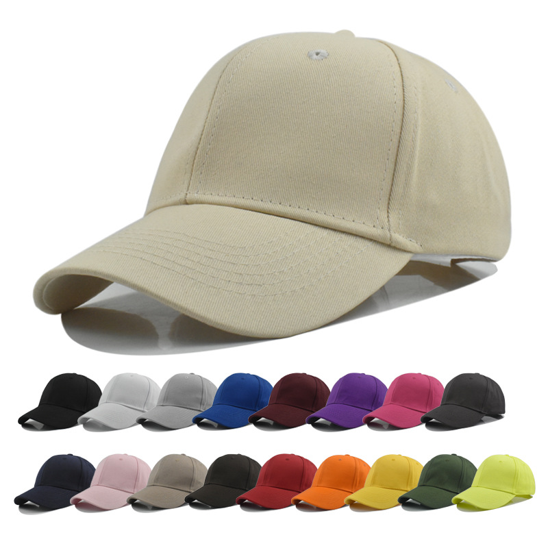 Solid color light plate baseball cap female Korean version of Joker face small outdoor sunscreen cap golf sun hat wholesale